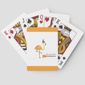 den magical flamingoen som leker kort kortlek