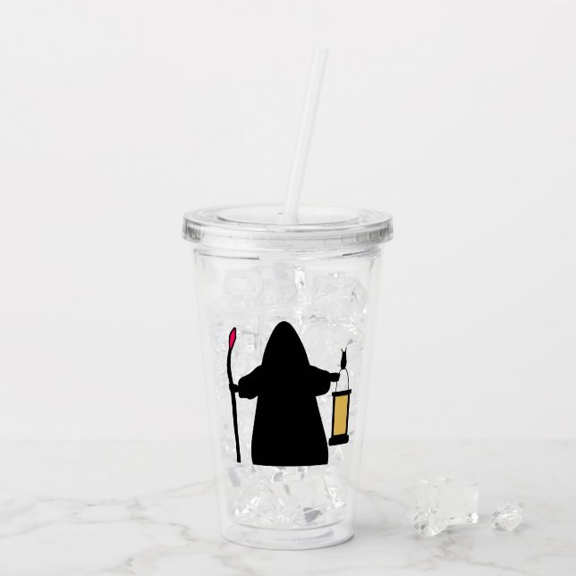 Den magiska akryl Tumblern Take Away Mugg (Baksida Ice)