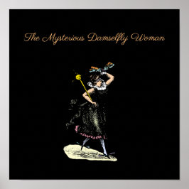 Den magiska damselflygkvinnan poster