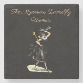 Den magiska damselflygkvinnan stenunderlägg