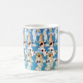 Den magiska Eye® 3D "regnar det katt- och hund" Kaffemugg