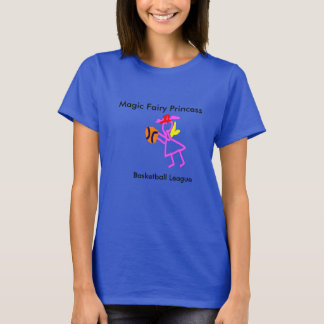 den magiska felika flickan för princessbasketligan t-shirt