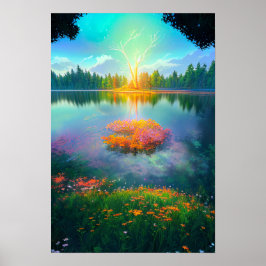 Den magiska glöden i Golden Träd Poster
