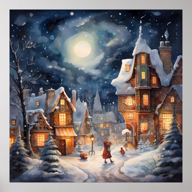 Den magiska julen i Kväll Poster (Framsidan)