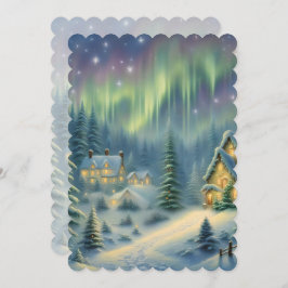 Den magiska julnatten i skogen under stjärnor