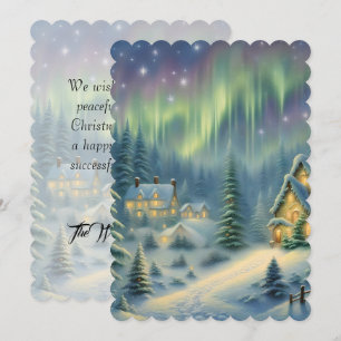 Den magiska julnatten i skogen under stjärnor