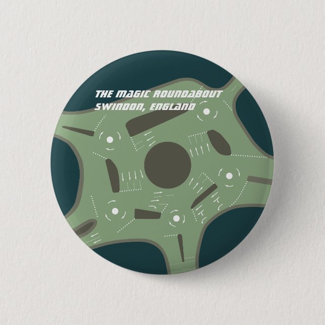 Den magiska karusellen, Swindon, England Knapp (Framsida)