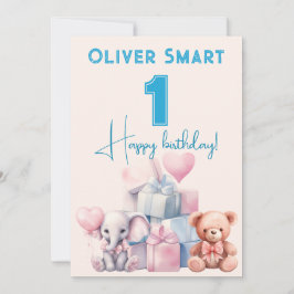 Den magiska världen 1 firande inbjudningar