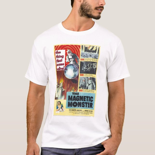 Den magnetiska gigantiska T-tröja T-shirt (Framsida)