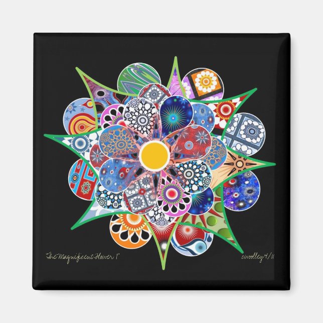 Den magnifika blomman I Magnet (Framsidan)