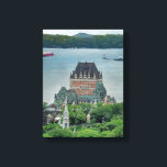 Den magnifika Chateau Frontenac i Quebec City Canvastryck<br><div class="desc">Den magnifika Chateau Frontenac i Quebec City som kanvastryck</div>