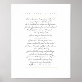 Den magnifika utskriften - vit, engelsk poster