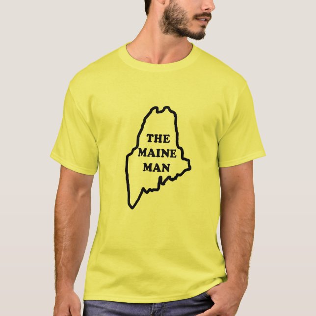Den Maine manT-tröja T Shirt (Framsida)