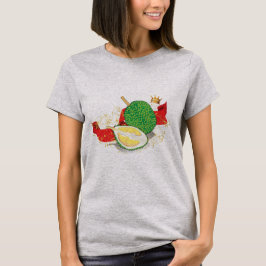Den Majestätiska Durian Kung Frukt T Shirt