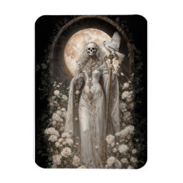 Den mäktiga damen Santa Muerte Magnet