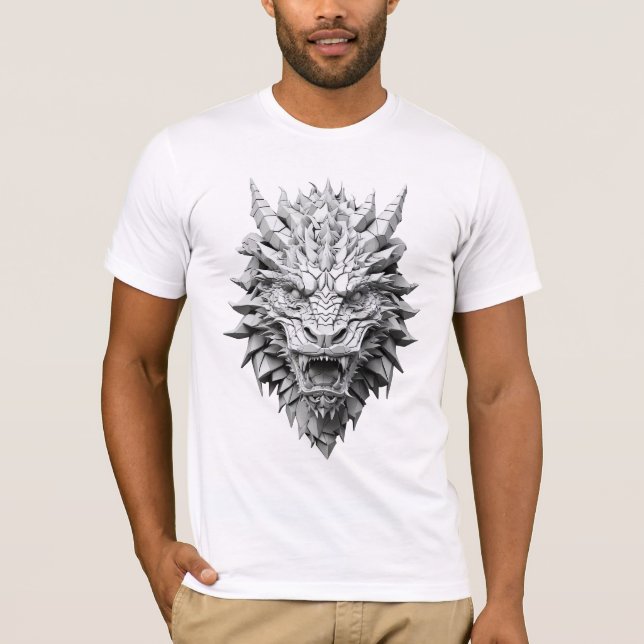 Den mäktiga draken t shirt (Framsida)