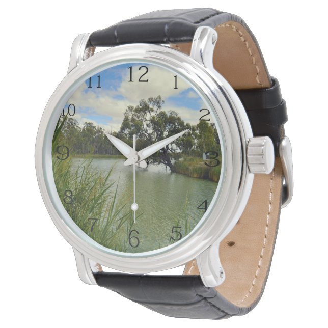 Den mäktiga floden Murray Australien, Armbandsur (Vinklad)