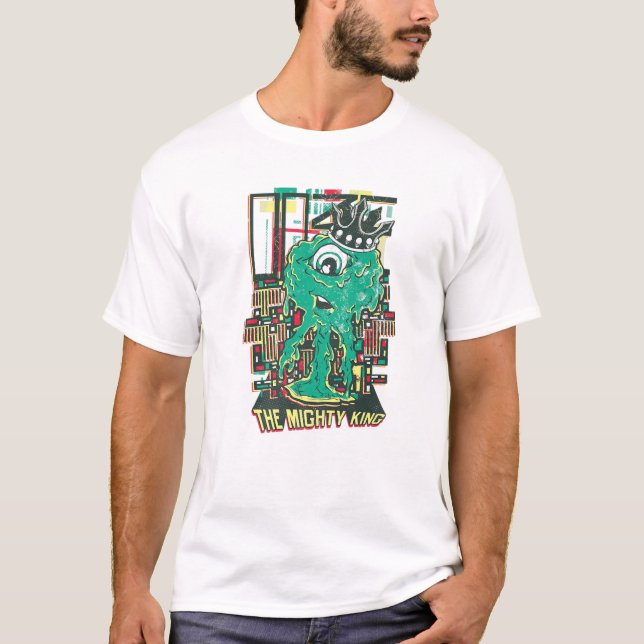 Den mäktiga Kung - Vintagen T Shirt (Framsida)