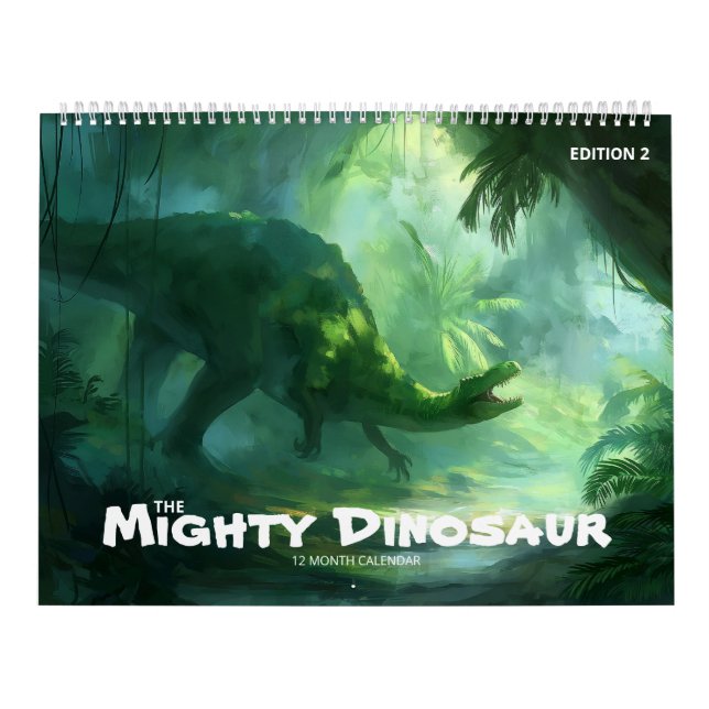 Den mäktige Dinosaur: utgåva 2 Kalender (Omslag)