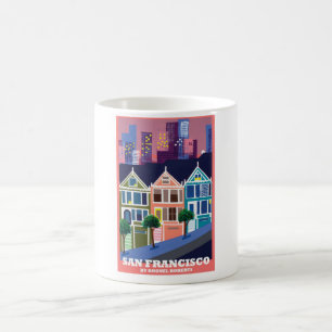 Den målade damVictorianmuggen Kaffemugg