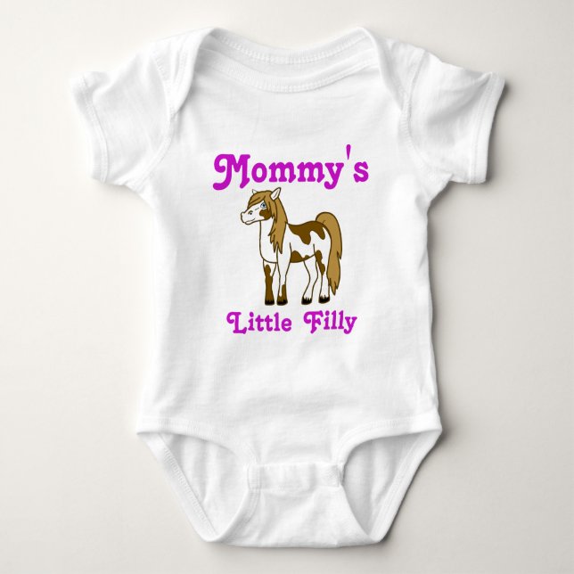 Den målade hästanpassningsbar lurar skjortan med t shirt (Framsida)