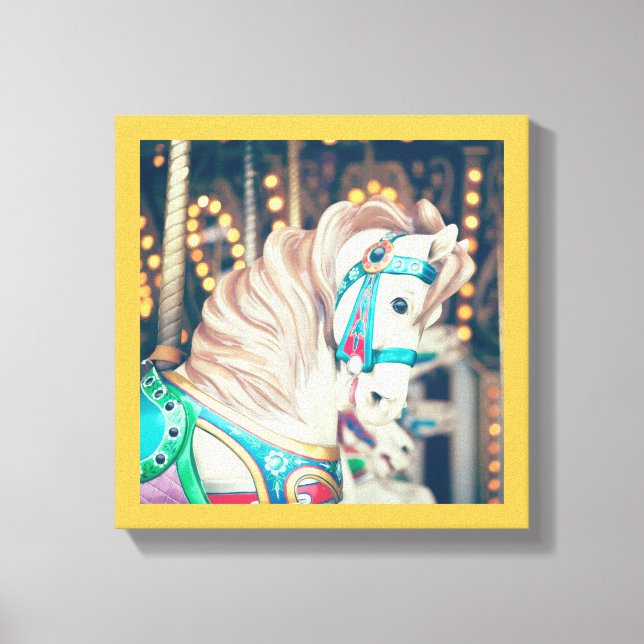 Den målade hästen Canvas (Framsida)