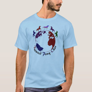 Den målade ponnyn loggar t-skjortan t-shirt