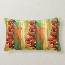 Den målade ugnen leda i rör lökardekorativ kudde