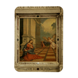 Den Malchiostro annunciationen, c.1520 (olja på Magnet