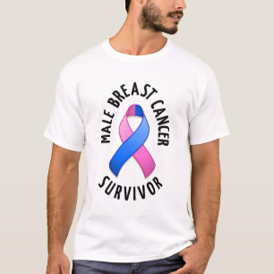 Den Male bröstcancer överlevande tänder skjorta Tee