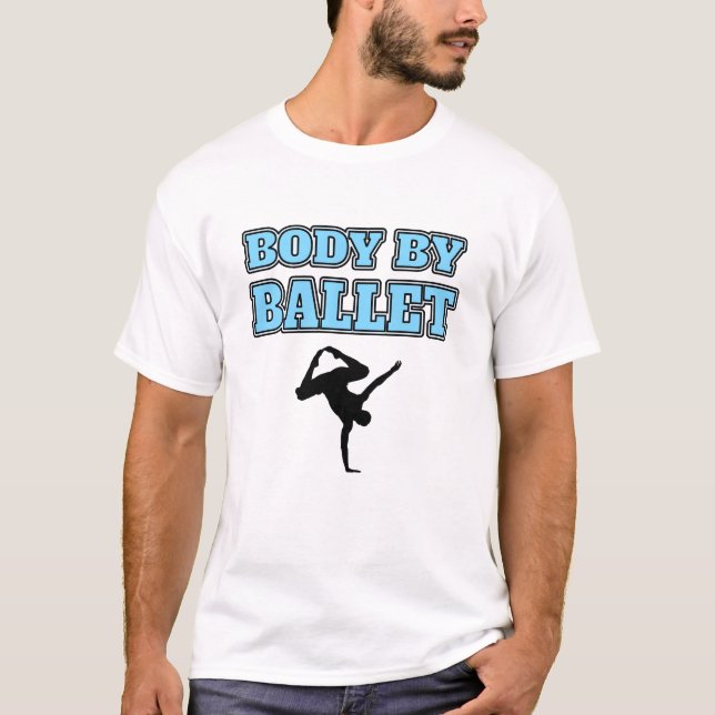 Den Male dansare förkroppsligar vid balett T Shirt (Framsida)