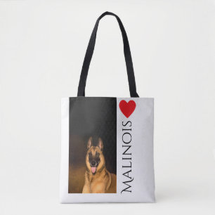 Den Malinois älskaretotot hänger lös Tygkasse