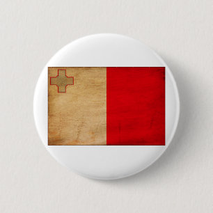 Den Malta flagga knäppas Knapp