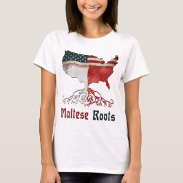 Den maltesiska amerikanen rotar tee shirt