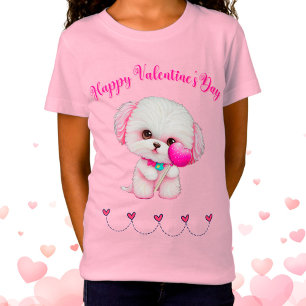 Den maltesiske marionettdagen Glad Alla hjärtans d T Shirt