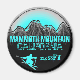 Den Mammoth Mountain Kalifornien krickan skidar Magnet
