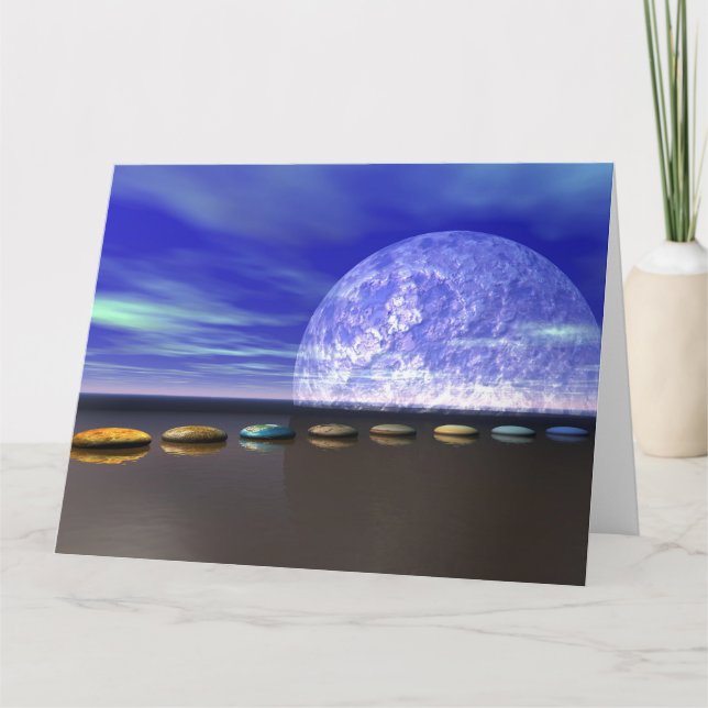 den månevit och stenen och kliver kort (Framsida)