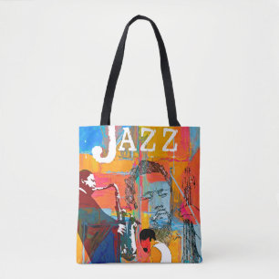 Den mång- totot för färgJazzunderbarer hänger Tygkasse