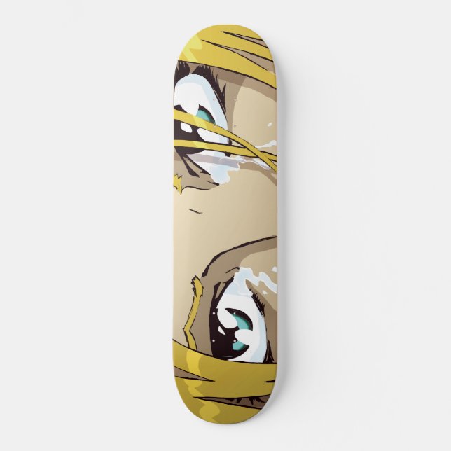 Den Manga ögaskridskon stiger ombord Skateboard Bräda 20 Cm (Framsida)
