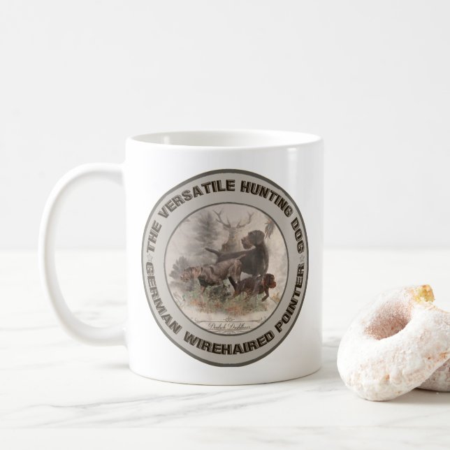 Den mångsidiga jaktstiftaren för Hund är Papper Kaffemugg (Med munk)