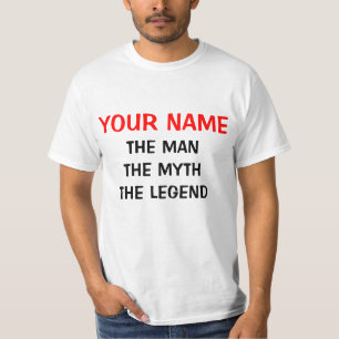 Den manliga myten, T-tröjor Anpassningsbar T-shirt