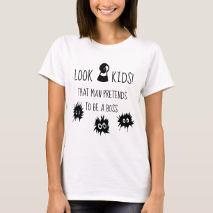 Den mannen låtsas vara ett chef-lustigt anpassade t shirt