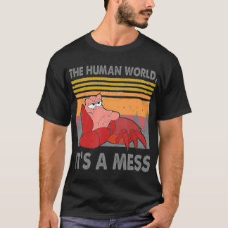 Den mänskliga världen är en röra krabba vintage fa t shirt