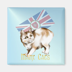 Den Manx kattmagneten Magnet