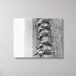 Den Maori krigdansen fotograferar Canvastryck