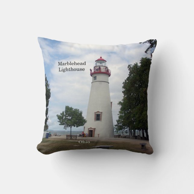 Den Marblehead fyren kvadrerar kudder Kudde (Framsida)
