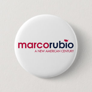 Den Marco Rubio 2016 kampanjen knäppas - 2,25" Knapp
