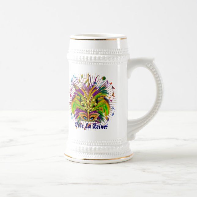 Den Mardi Gras drottningen som stil 3 beskådar, Sejdel (Höger)