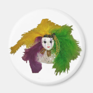 Den Mardi Gras indier maskerar Magnet