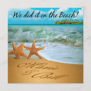 Den Marie & räkningsjöstjärnan kopplar ihop Inbjudningar